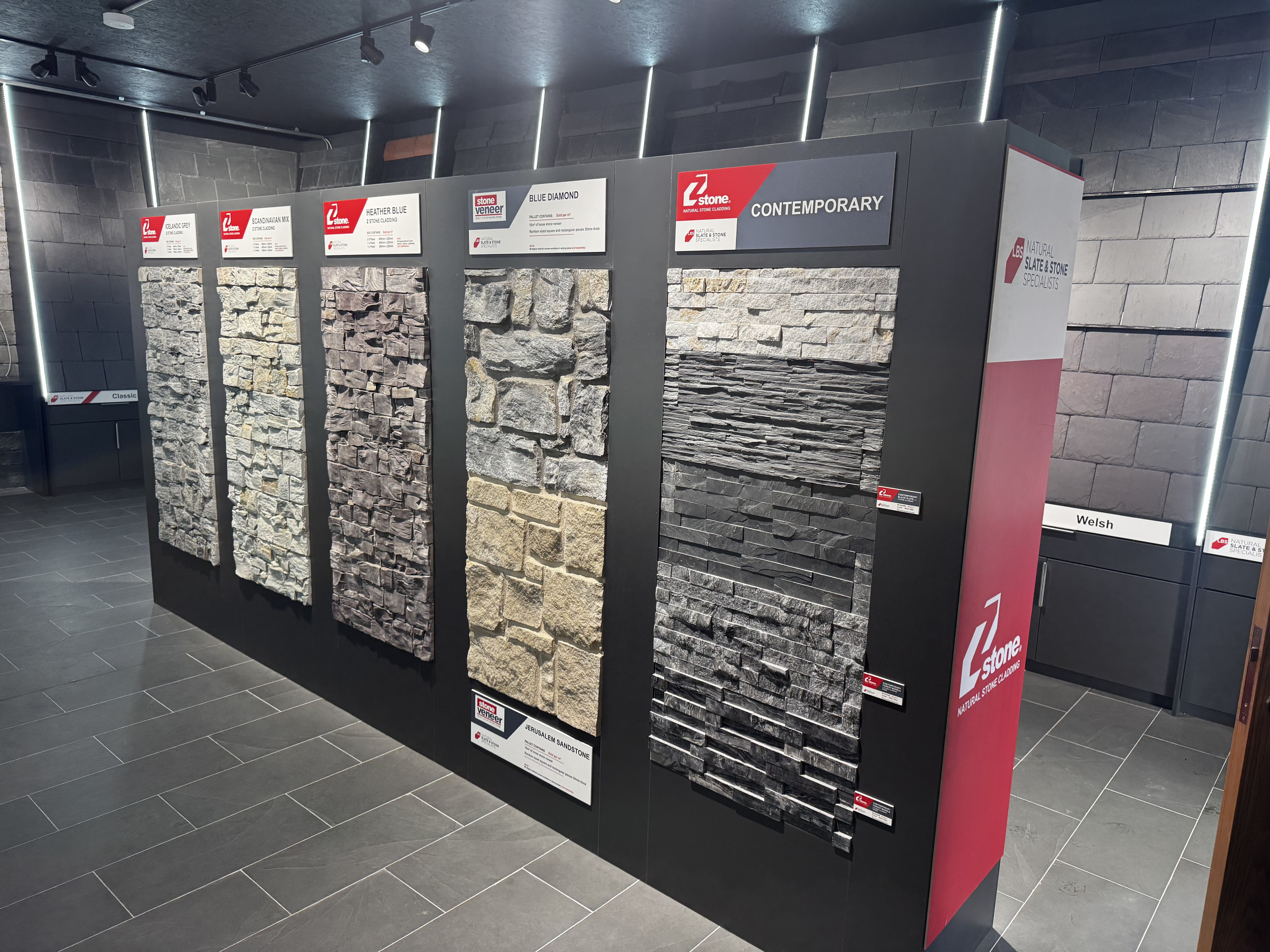 LBS Kildare Natural Slate Cladding Showroom Ireland3